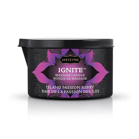 Ignite Massage Oil Candle Island Passion Berry - FifthGate