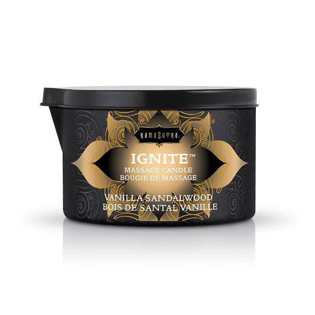 Ignite Massage Oil Candle Vanilla Sandalwood - FifthGate