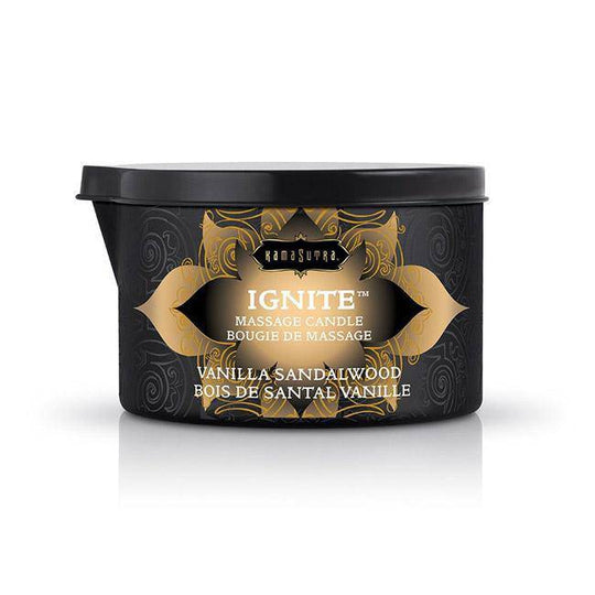 Ignite Massage Oil Candle Vanilla Sandalwood - FifthGate