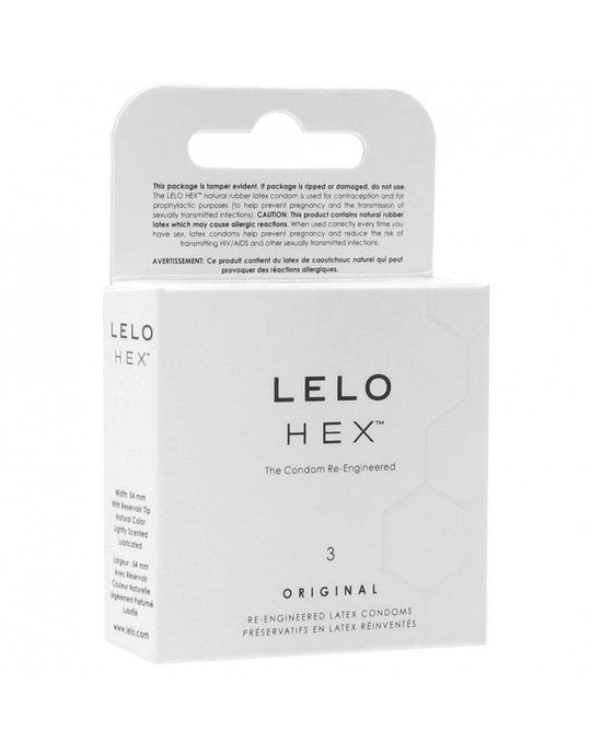 LELO HEX Original Condoms, 3 Pack - FifthGate