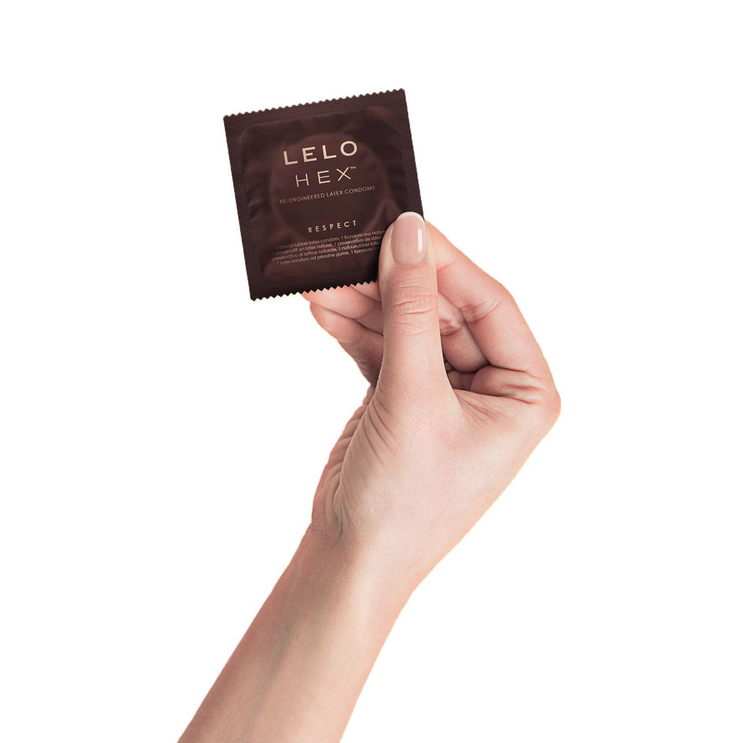LELO HEX Respect XL Condoms, 12 Pack - FifthGate