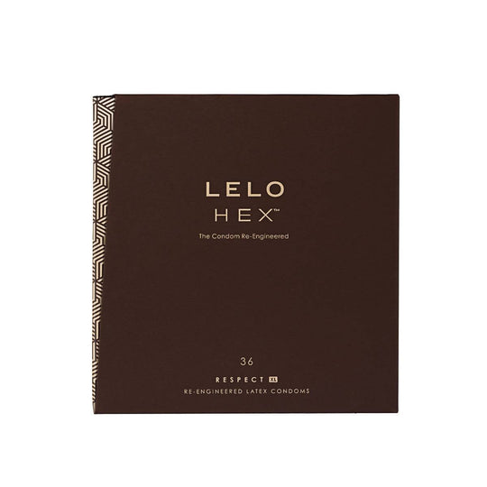 LELO HEX Respect XL Condoms, 36 Pack - FifthGate