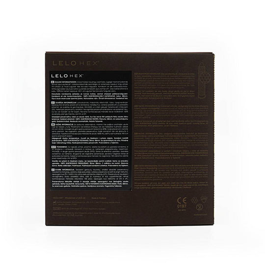 LELO HEX Respect XL Condoms, 36 Pack - FifthGate