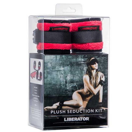 Black Label Seduction Cuff Kit Black Microfiber - FifthGate
