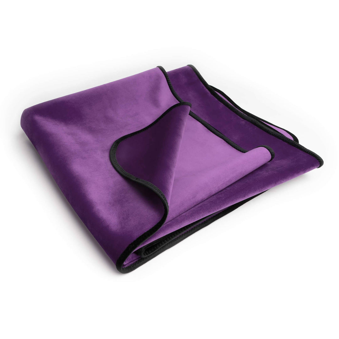 Fascinator Lush Throw  Purple Microvelvet - King Size - FifthGate