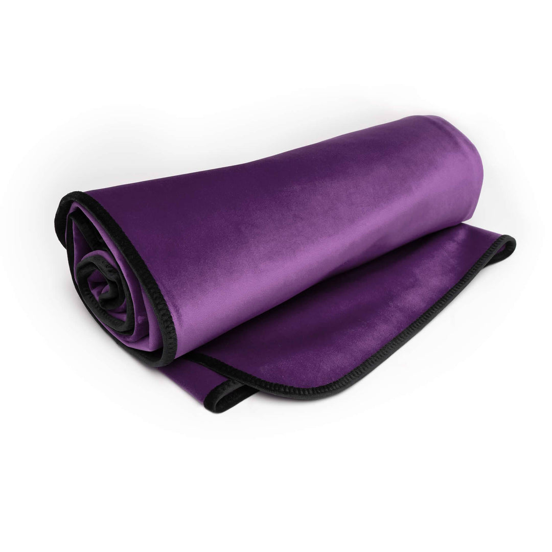 Fascinator Lush Throw  Purple Microvelvet - King Size - FifthGate