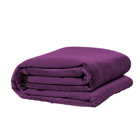 Fascinator Lush Throw  Purple Microvelvet - King Size - FifthGate
