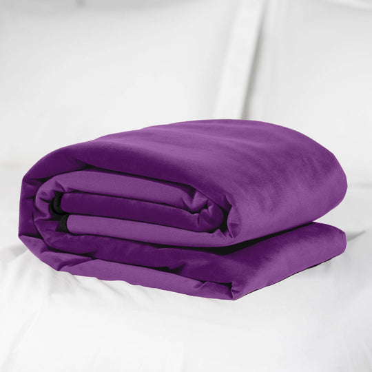 Fascinator Throw Aubrergine Microvelvet - Regular Size - FifthGate