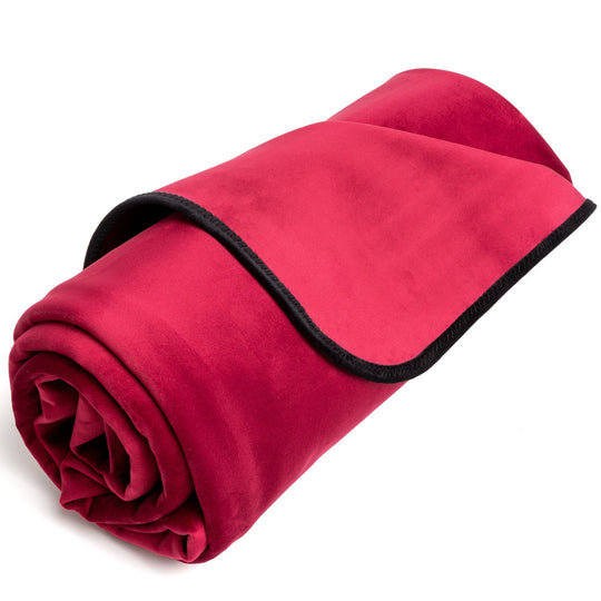 Fascinator Throw Merlot Microvelvet - Regular Size - FifthGate