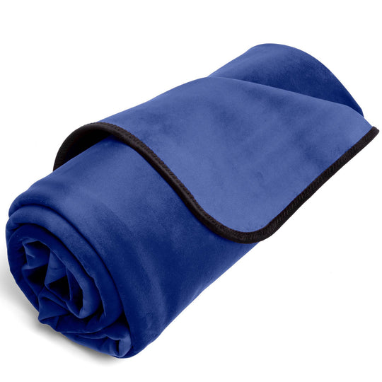 Fascinator Throw Royal Blue Microvelvet - Regular Size - FifthGate