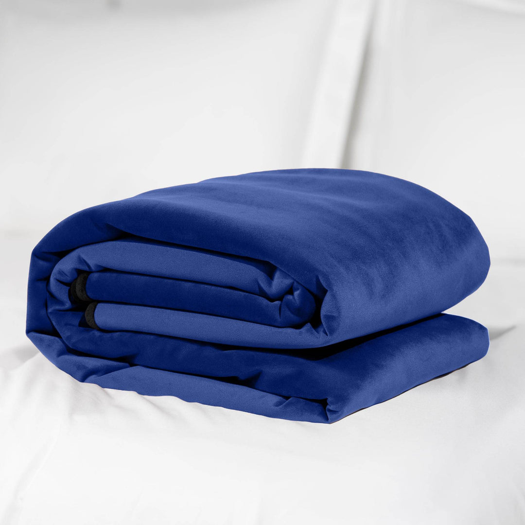 Fascinator Throw Royal Blue Microvelvet - Regular Size - FifthGate