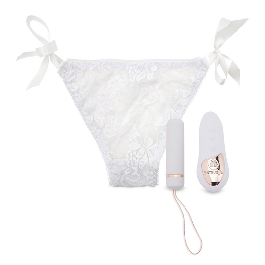 Nu Sensuelle PLEASURE PANTY - WHITE - FifthGate