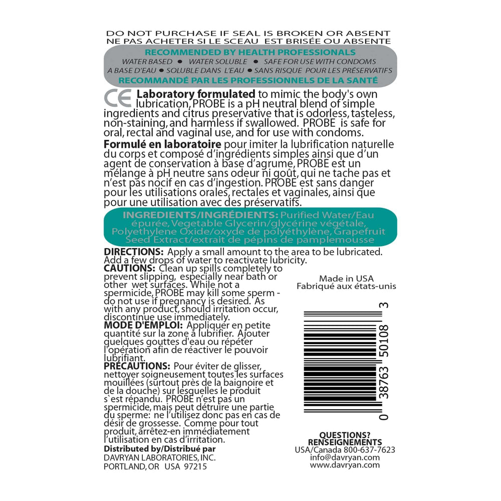 Probe Silky Light Lubricant 2.5oz - FifthGate