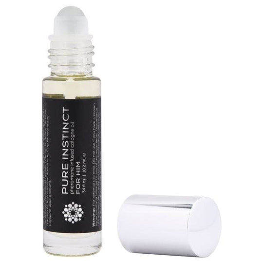PURE INSTINCT Pheromone Cologne Oil Roll-On For Him .34oz | 10mL - FifthGate
