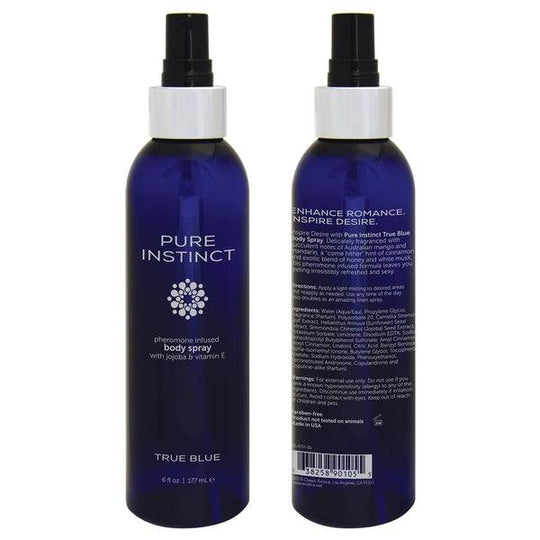 PURE INSTINCT Pheromone Body Spray True Blue 6oz | 177mL - FifthGate