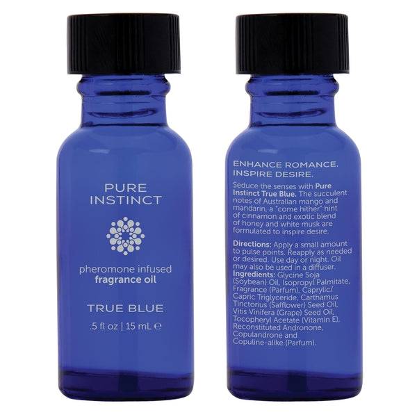 PURE INSTINCT Pheromone Fragrance Oil True Blue .5oz | 15mL - FifthGate