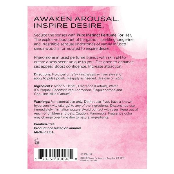 Pure Instinct Pheromone Perfume for Her 14 mL / .05 oz - FifthGate