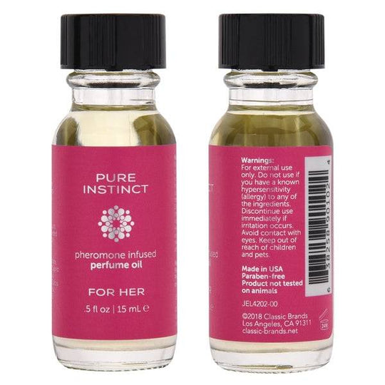 PURE INSTINCT Pheromone Perfume Oil For Her .5oz | 15mL - FifthGate