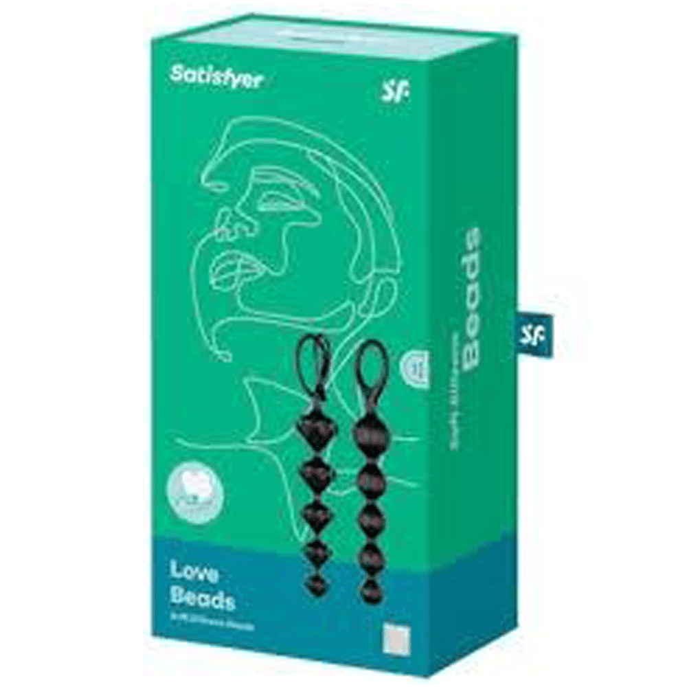 Satisfyer Love Beads (set of 2)(Black) - black - FifthGate