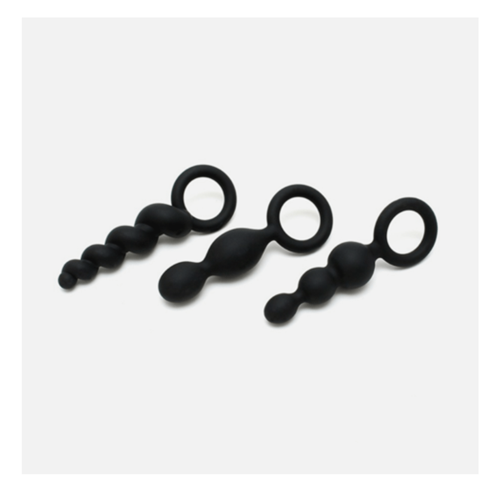 Satisfyer Booty Call (set of 3) (Black) - black - FifthGate