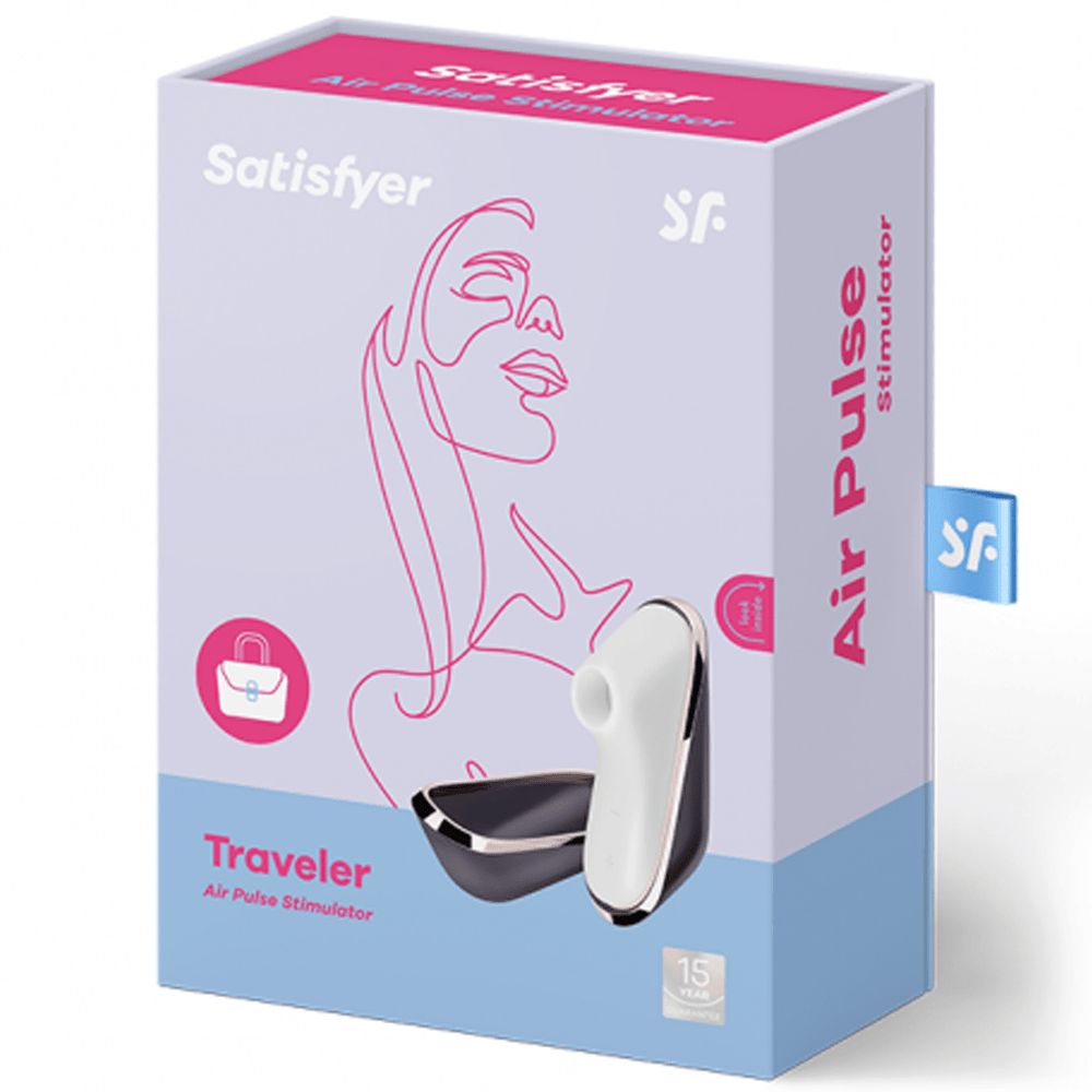 Satisfyer Traveler - aubergine, rose gold - FifthGate