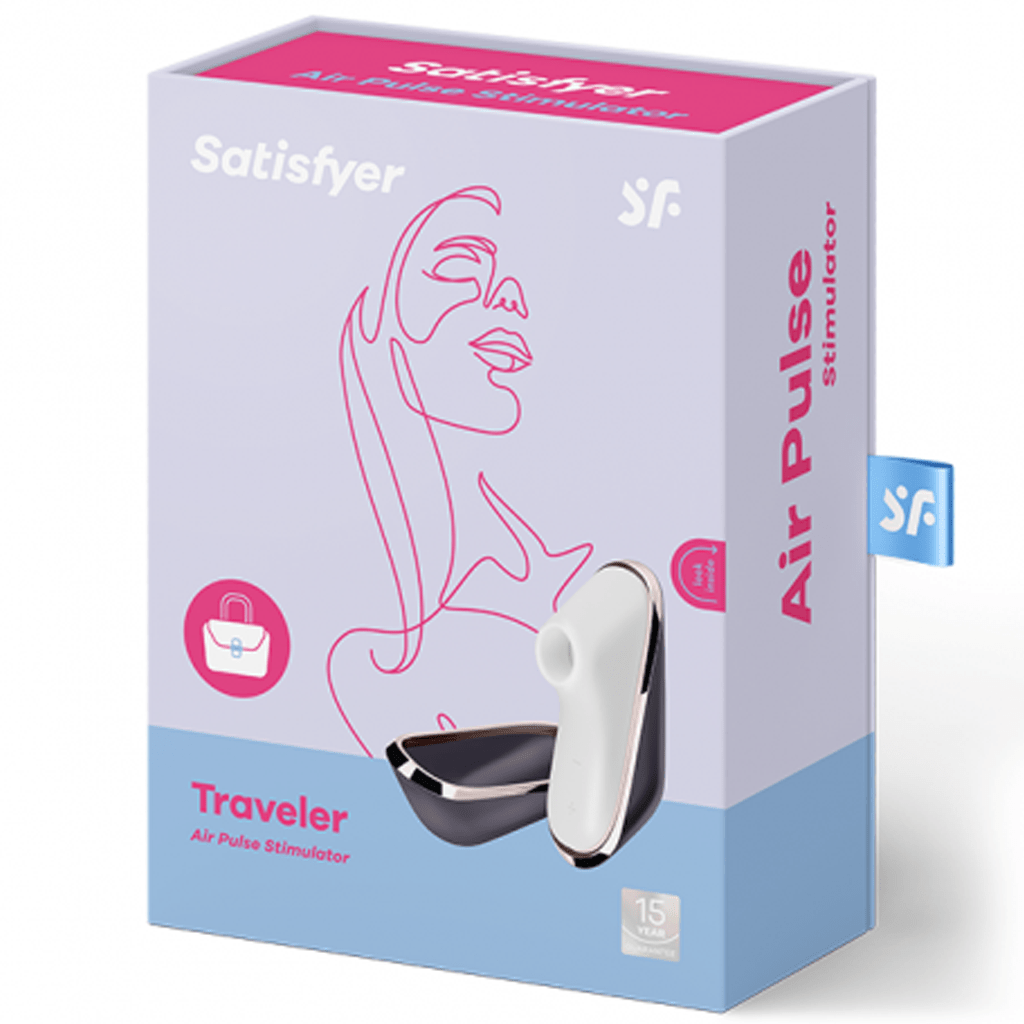 Satisfyer Traveler - aubergine, rose gold - FifthGate