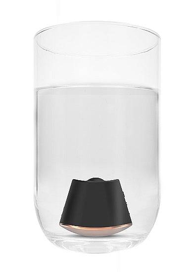 Shots Toys Elegance Dazzling Rotating &amp; Vibrating Clitoral Stimulator Black/Gold - FifthGate