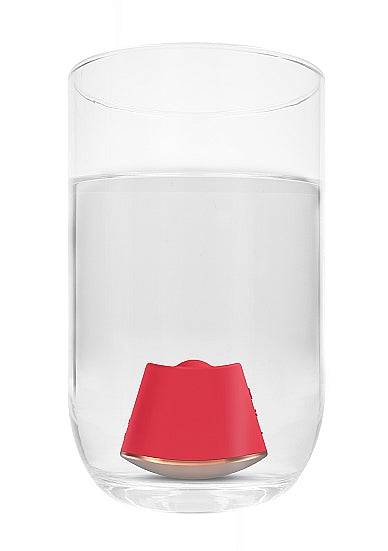 Shots Toys Elegance Dazzling Rotating &amp; Vibrating Clitoral Stimulator Red - FifthGate