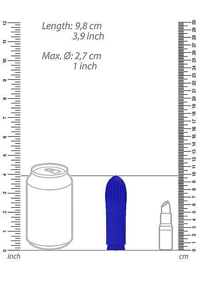 Shots Toys Elegance Lush Turbo Rechargeable Bullet Vibrator Blue - FifthGate