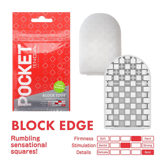 POCKET TENGA BLOCK EDGE - FifthGate