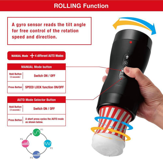 TENGA VACUUM GYRO ROLLER - FifthGate