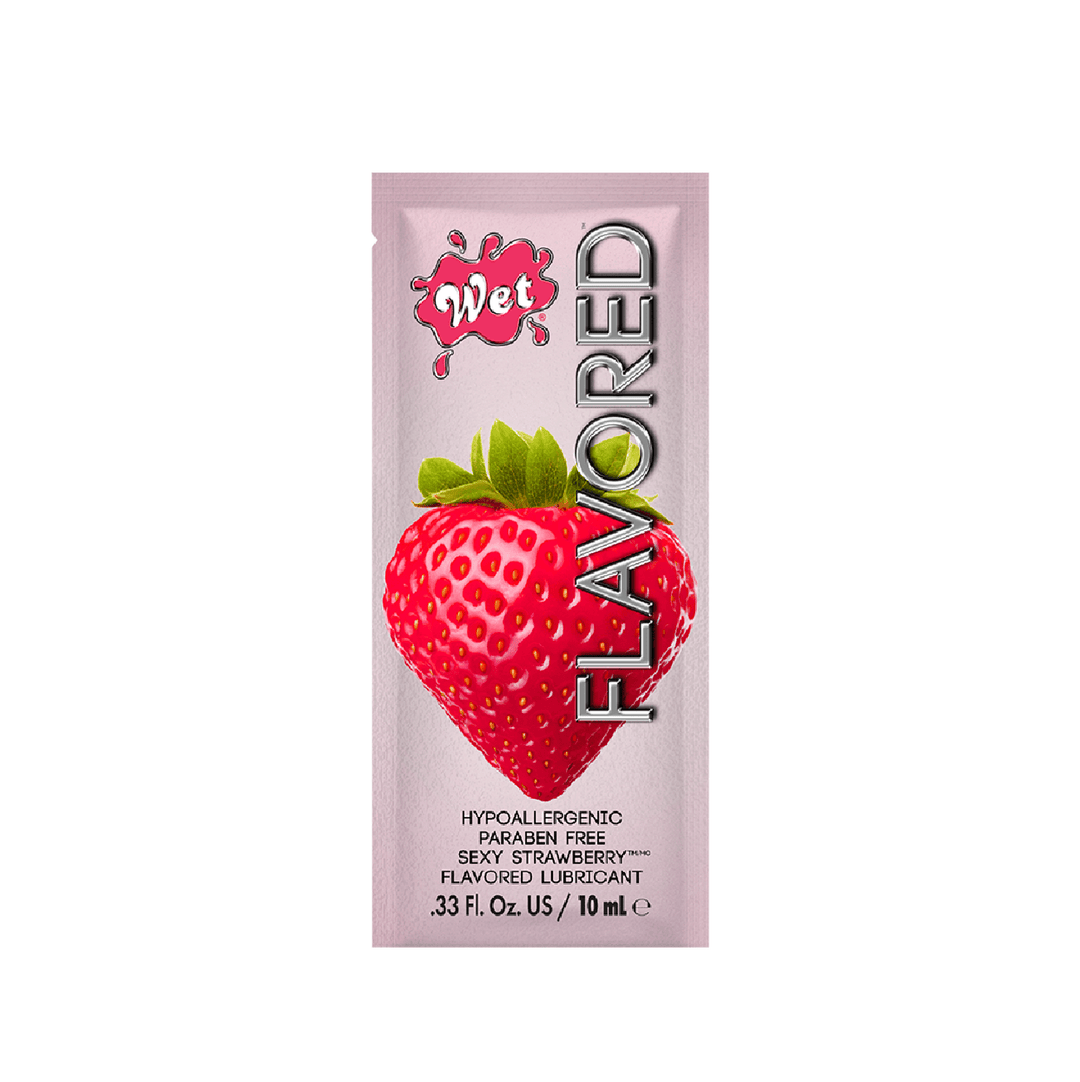WET® Flavored™ Sexy Strawberry .33 Fl. oz./10mL - FifthGate
