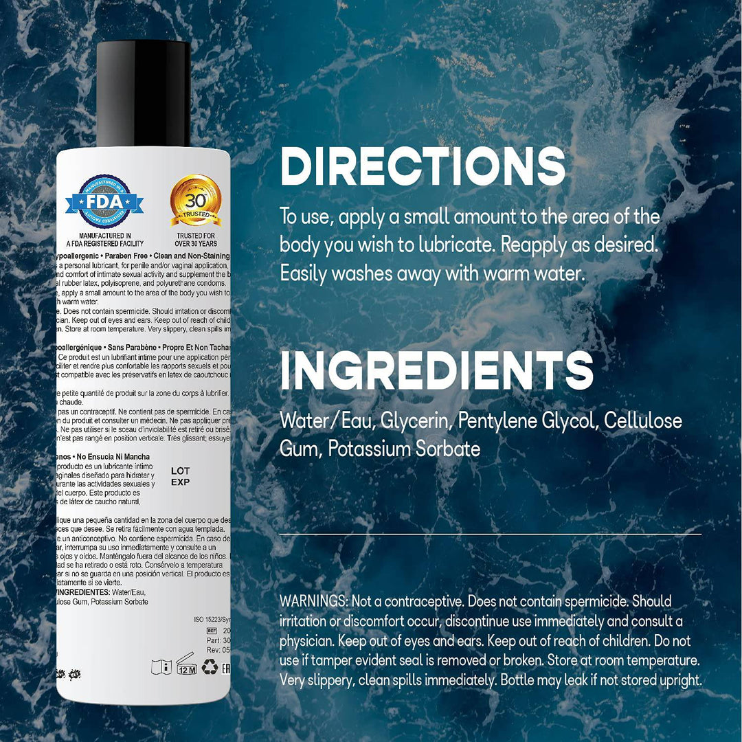 Wet Original Water Based Sex Lube 9oz - FifthGate