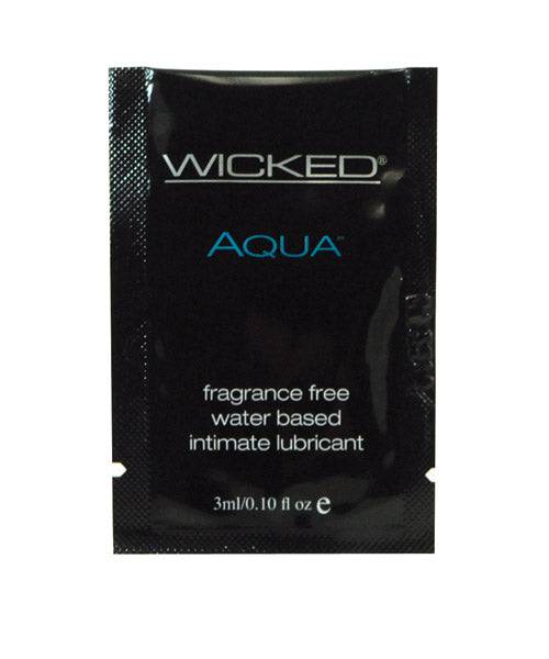 Wicked Aqua Lube Sachet - FifthGate